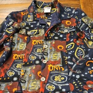 Zoe  Multicolor Soft Jean Jacket